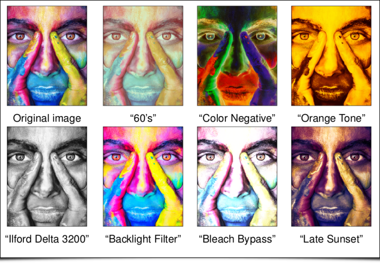 Examples of CLUT-based transformations