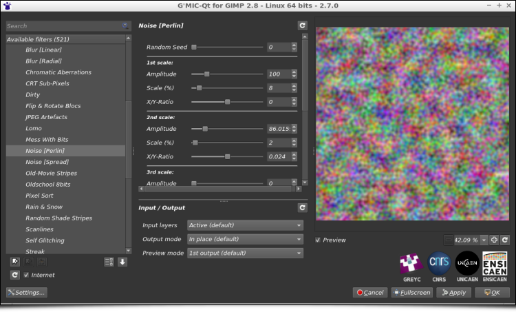 Degradations / Noise - Perlin filter